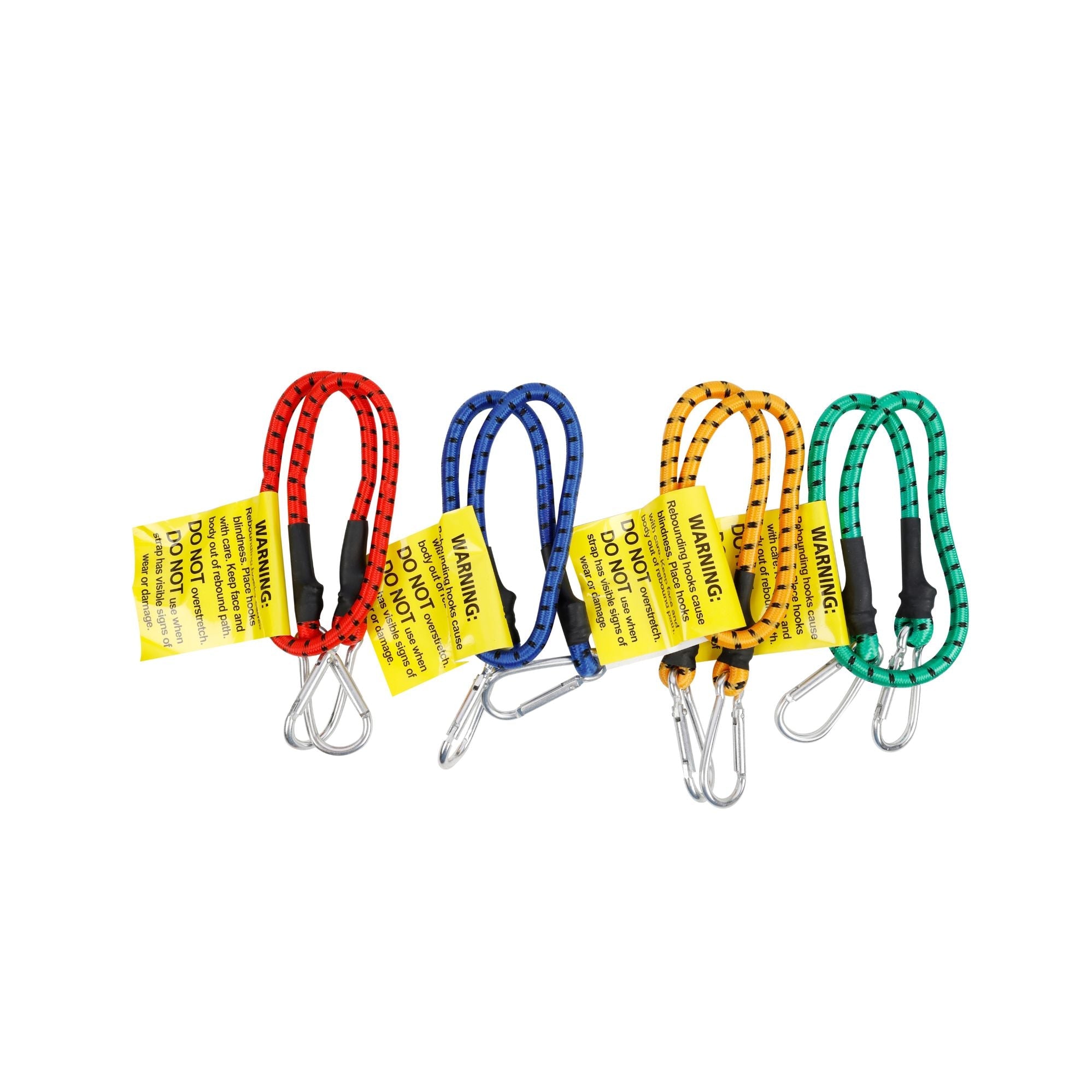 Wildtrak 90cm Bungee Cord with Carabiners - Assorted Colours