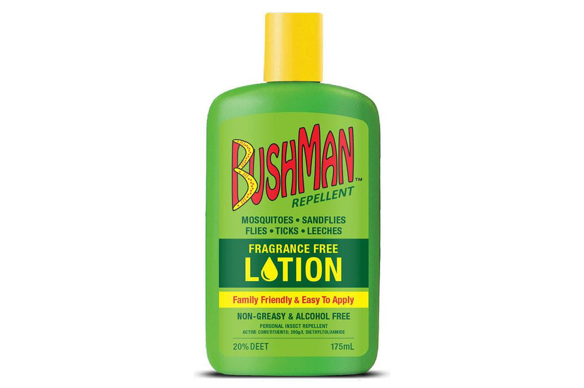 Bushman Fragrance and Alcohol Free Lotions 20% Deet 175ml