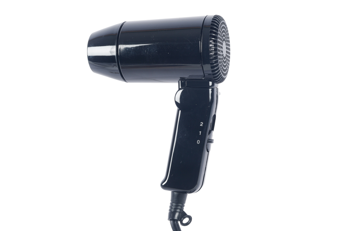 12V Portable Hair Dryer, Compact 2 Speed, 1.2m Cable