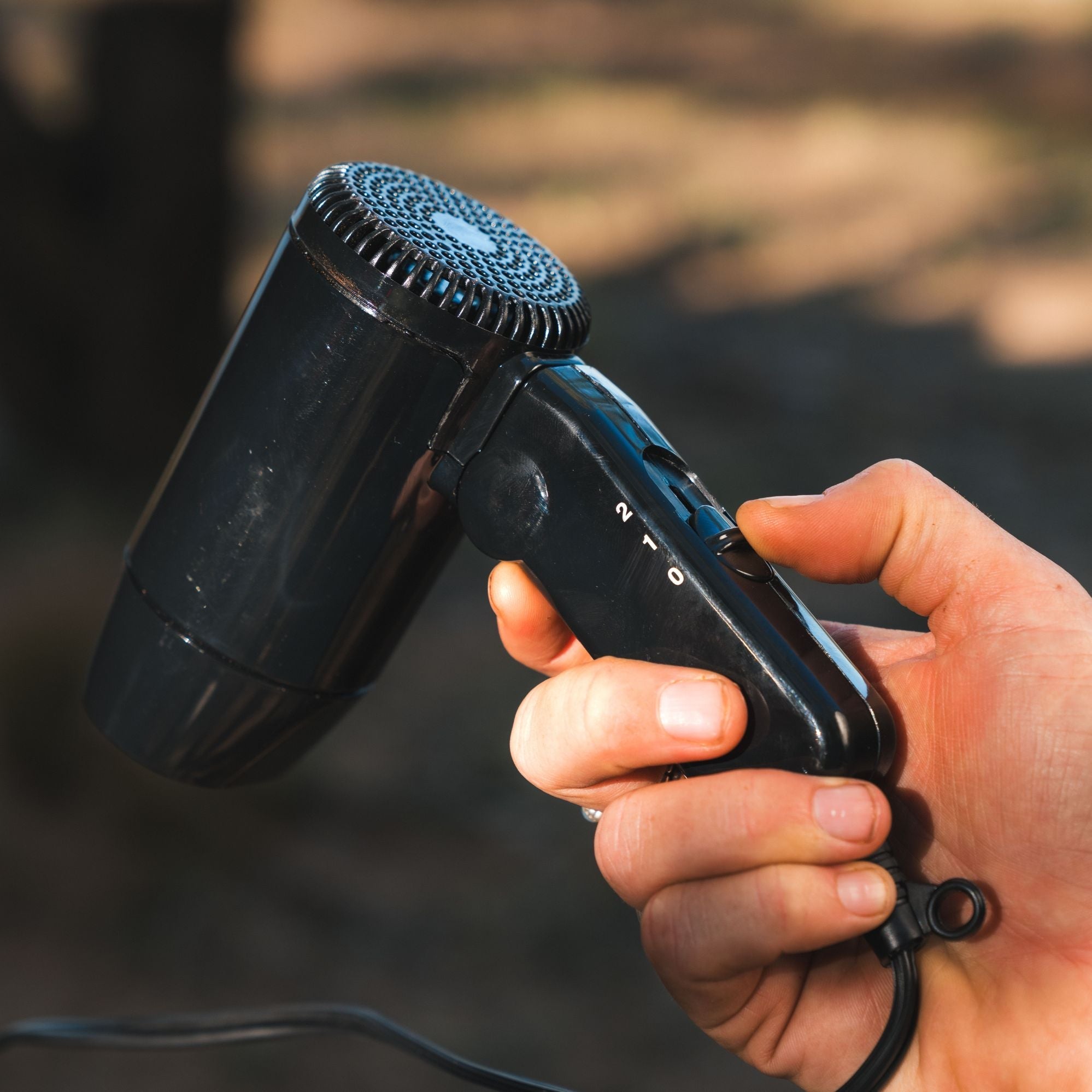 Wildtrak 12V Compact Portable Hair Dryer, 2-Speed