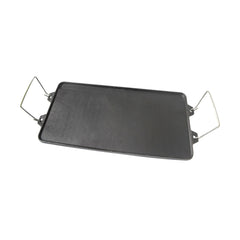 Wildtrak Reversible Cast-Iron Griddle with Handles 52x25cm, Pre-Seasoned