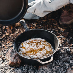 Wildtrak 3.2 Quart Pre-Seasoned Cast Iron 2in1 Combo Cooker 26.5x4cm