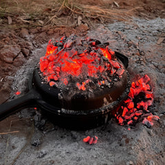 Wildtrak 3.2 Quart Pre-Seasoned Cast Iron 2in1 Combo Cooker 26.5x4cm