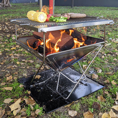 FRONTIER 450 STAINLESS STEEL FOLDING BBQ