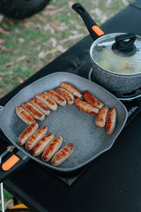 Non Stick Induction Safe Grill Pan with Detachable Handle 28cm