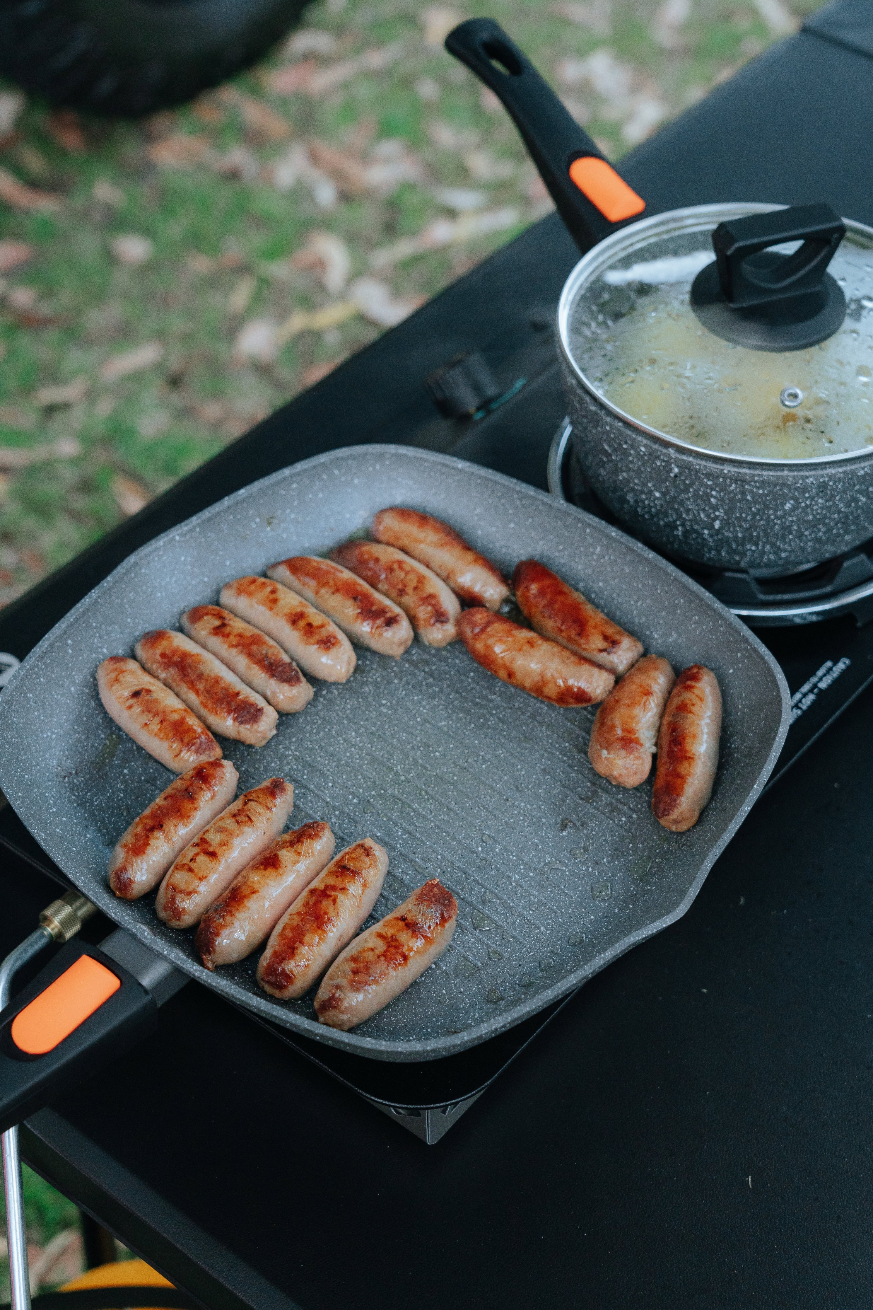 Non Stick Induction Safe Saucepan with Detachable Handle and Lid 18cm