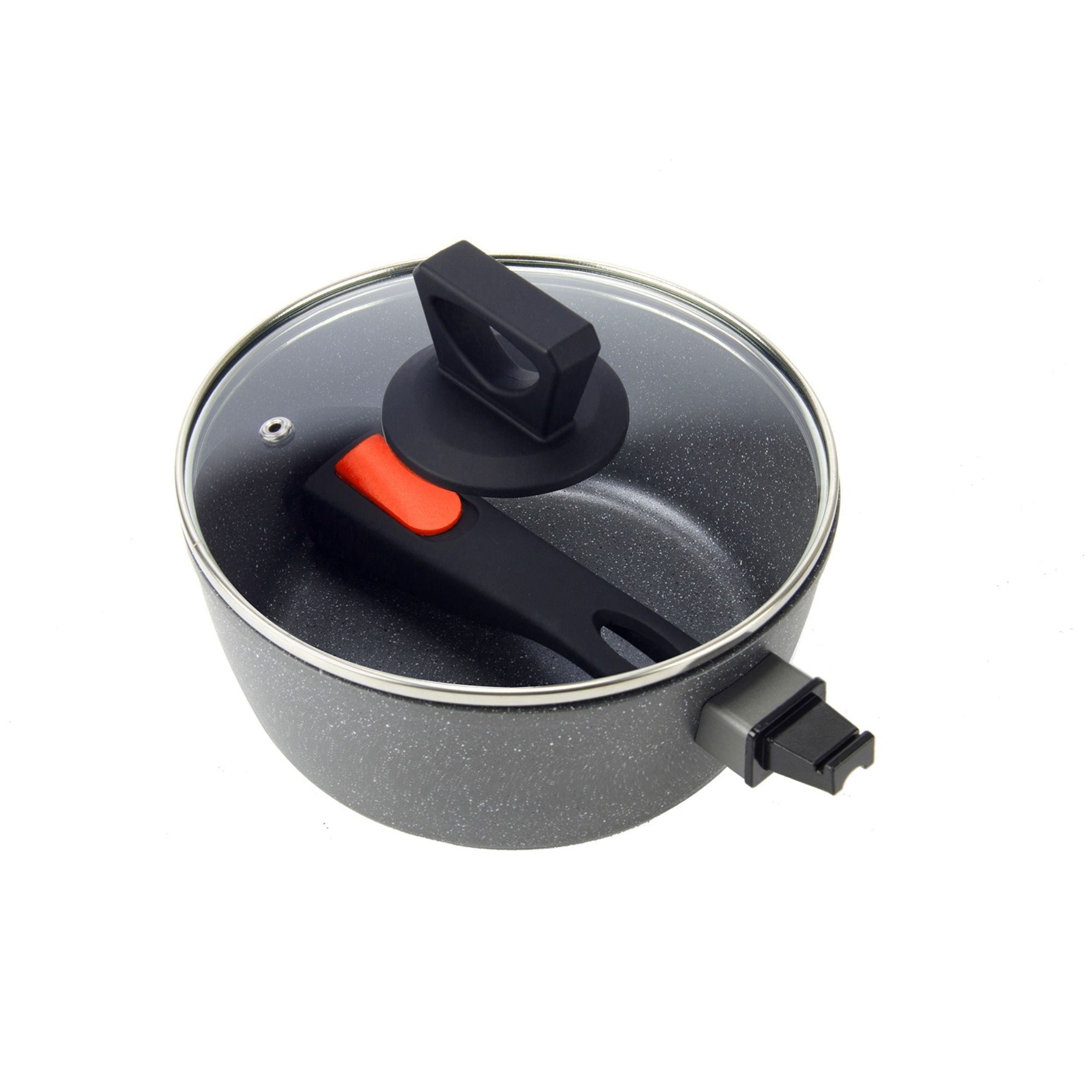 Wildtrak 18cm Non-stick Induction Safe Saucepan with Detachable Handle