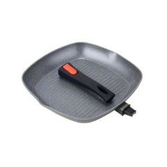 Wildtrak Non-stick Induction Safe Grill Pan with Detachable Handle 28cm