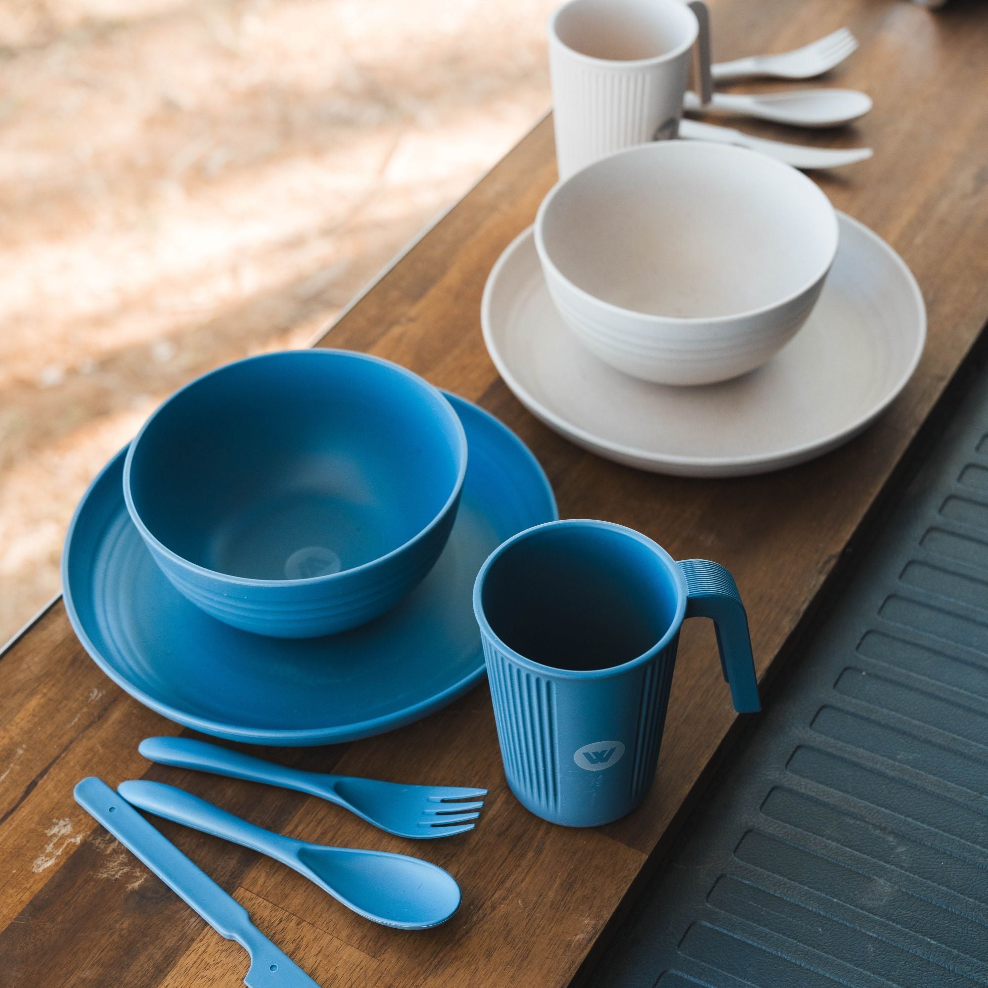 Wildtrak Wheat Straw Bowl 650ml – Beige or Blue