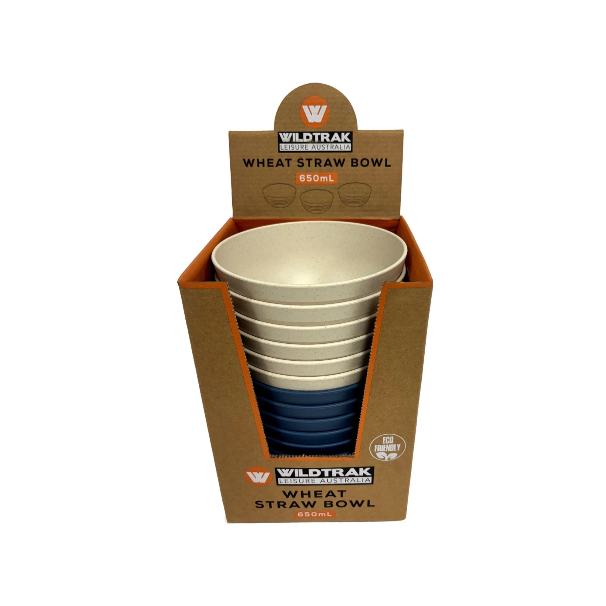 Wildtrak Wheat Straw Bowl 650ml – Beige or Blue
