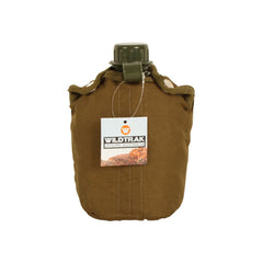 Wildtrak 1-Quart Water Canteen with Cover - Military Green