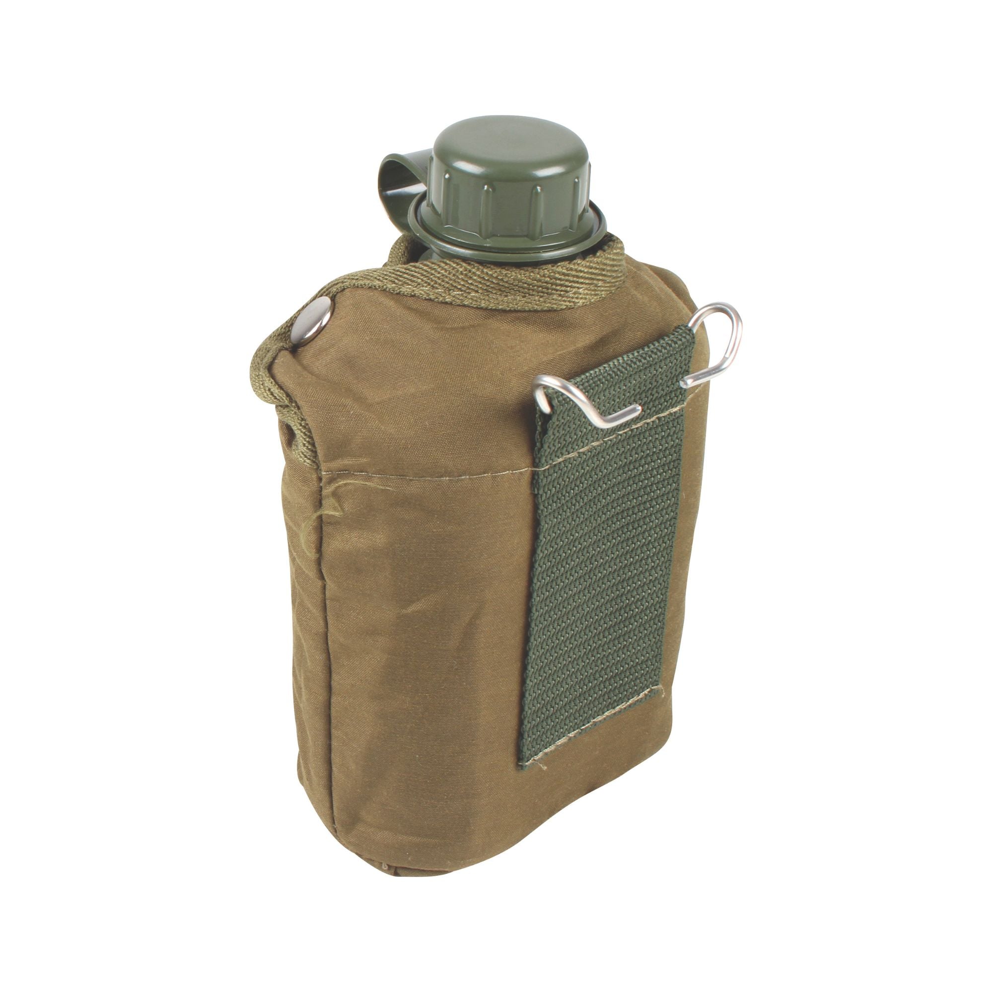 Wildtrak 1-Quart Water Canteen with Cover - Military Green