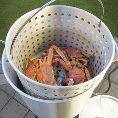 Wildtrak Aluminium Crab Cooker Stock Pot 40L with Basket, Handles, Lid and Strainer