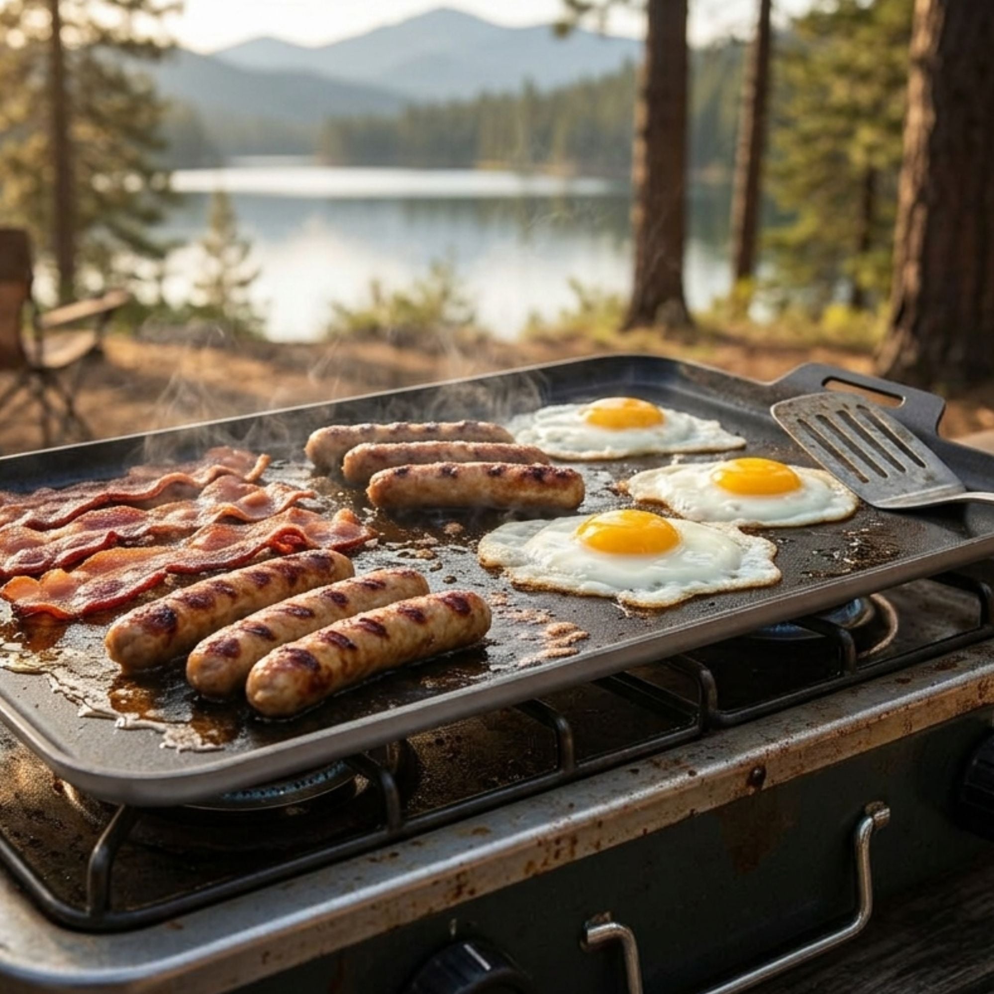 Wildtrak Aluminium Non-stick Griddle 45.5x 27x3 cm