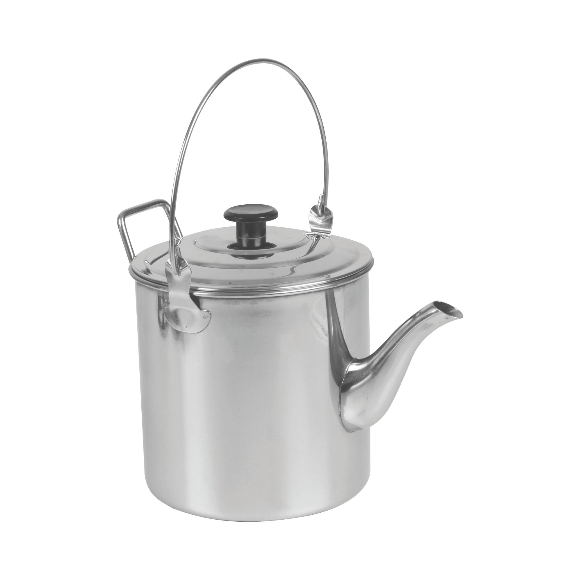 Wildtrak 2.8L Stainless Steel Billy Teapot with Handle and Lid