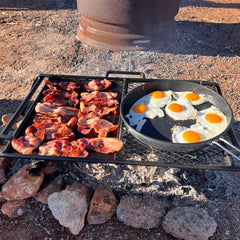 Wildtrak Large Flat Plate and Grill Camp Cooker with Carry Bag 65x42.5cm