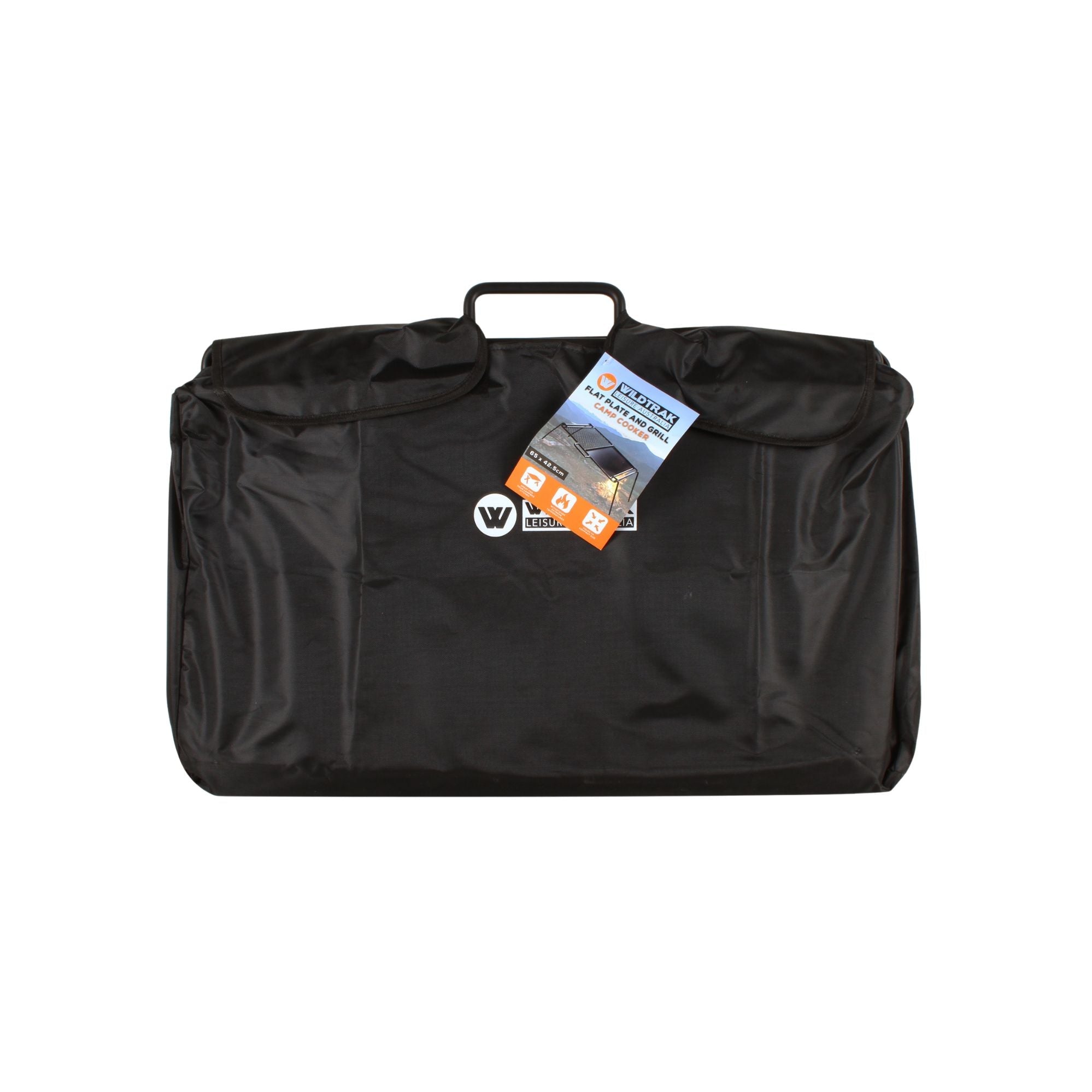 Wildtrak Large Flat Plate and Grill Camp Cooker with Carry Bag 65x42.5cm