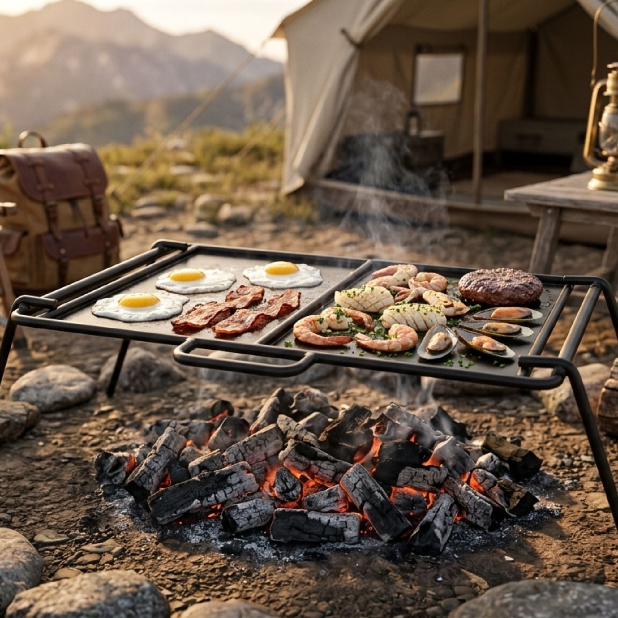 Wildtrak Flat Plate Camp Cooker 62x42.5x24cm