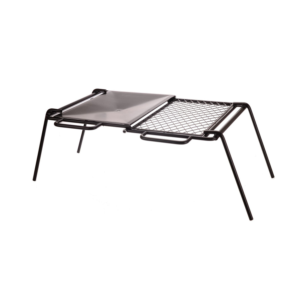Wildtrak Fold in Half Flat Plate and Grill 58x46.5x25cm