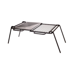 Wildtrak Fold in Half Flat Plate and Grill 58x46.5x25cm