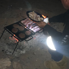 Wildtrak Fold in Half Flat Plate and Grill 58x46.5x25cm