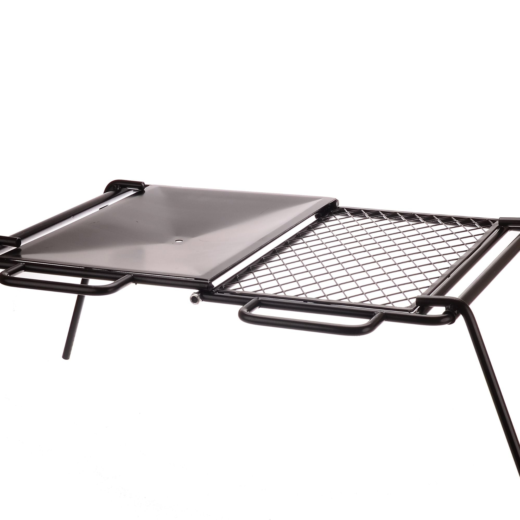 Wildtrak Fold in Half Flat Plate and Grill 58x46.5x25cm