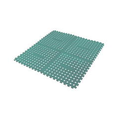 Wildtrak 4 Pack Interlocking Foam Floor Mats Non-Skid, Lightweight - Green 60x60cm