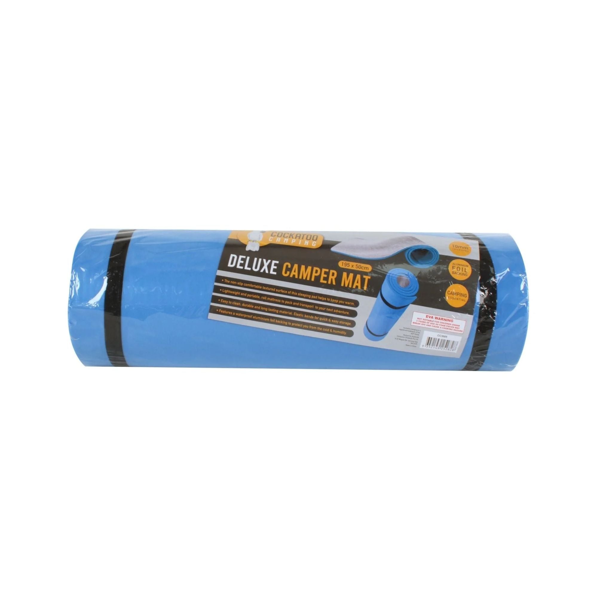 Wildtrak Deluxe 10mm Thick Eva Foam Trek Camping Mat 195 x 50cm