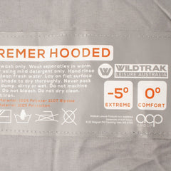 Wildtrak -5°C to 0°C Bremer Hooded Sleeping Bag, 80 x 220cm