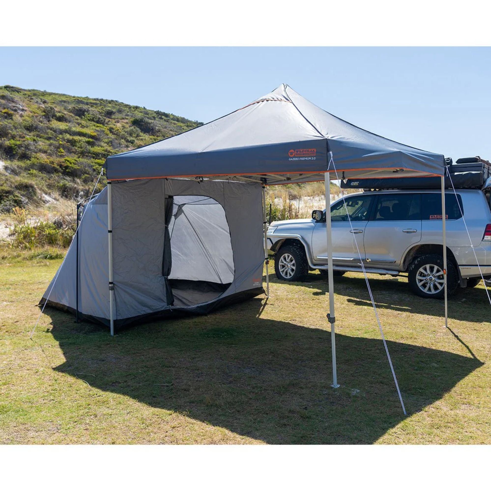 Wildtrak 3M Deluxe Universal Gazebo Side Tent, Waterproof, & Mesh Windows