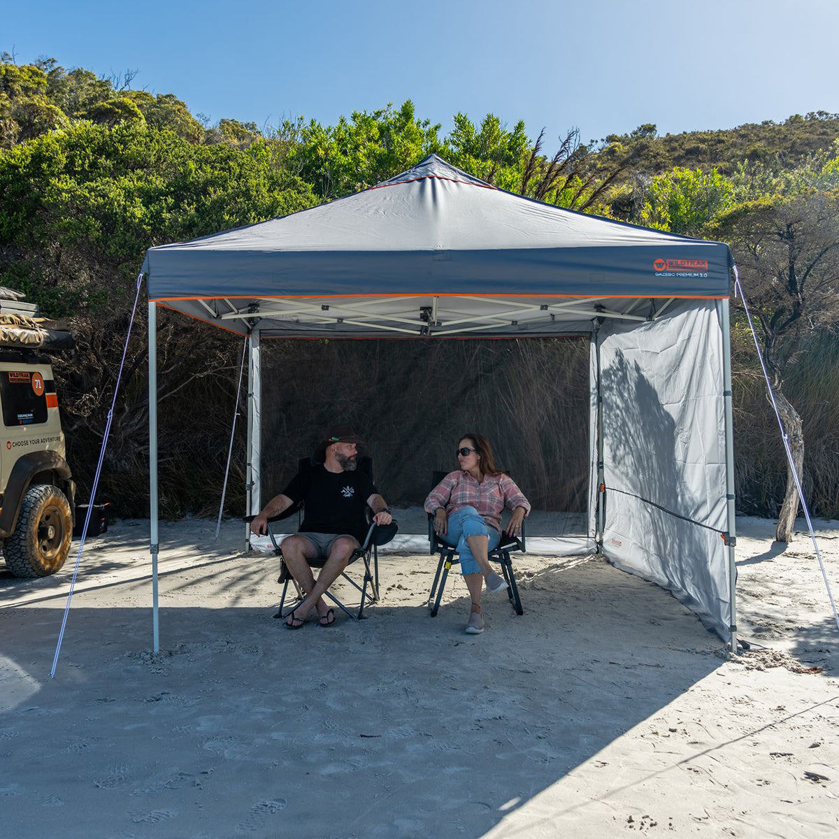 2.4M GAZEBO SOLID WALL KIT WITH CARRY BAG