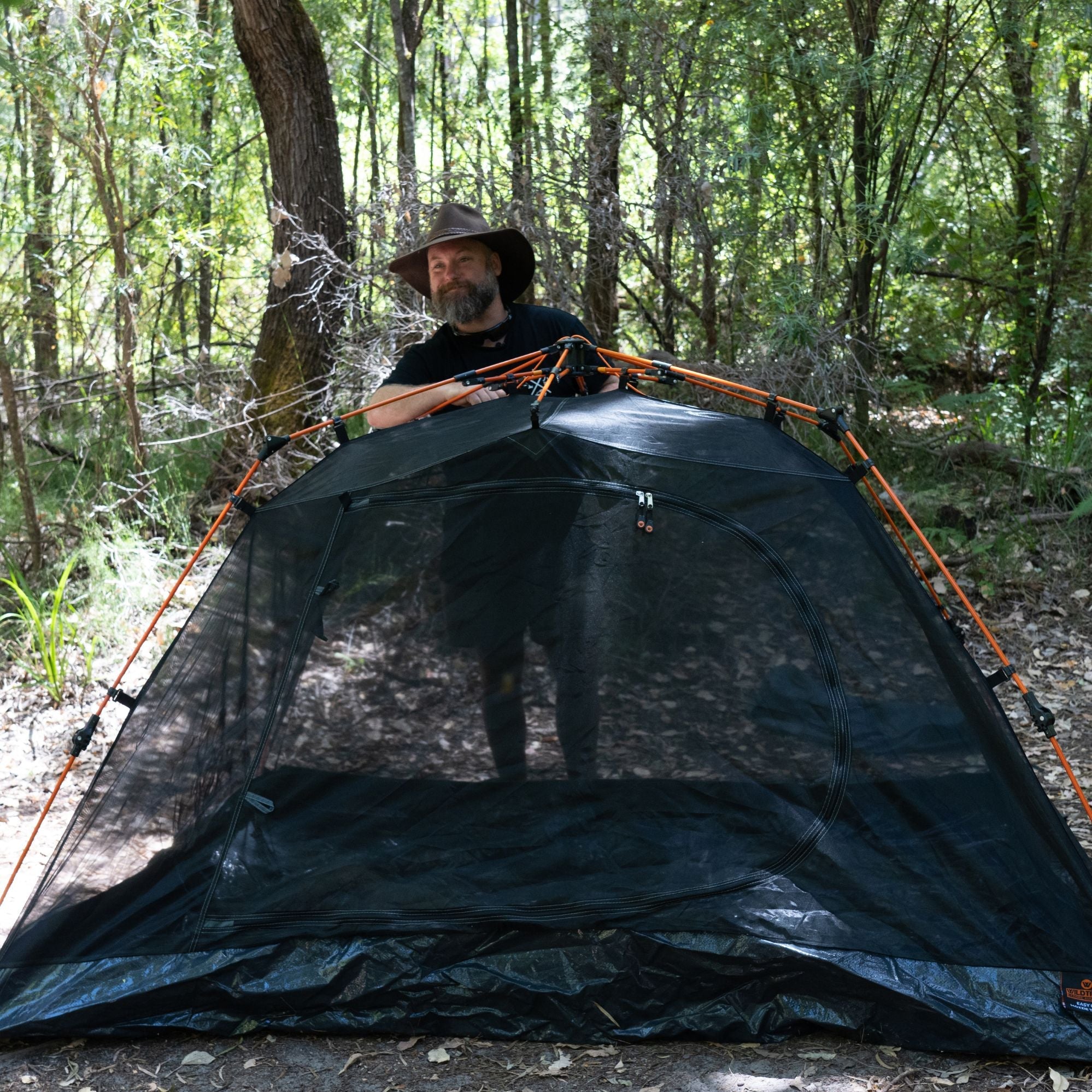 Wildtrak 2P Easy Up Mozzie Tent with Carry Bag