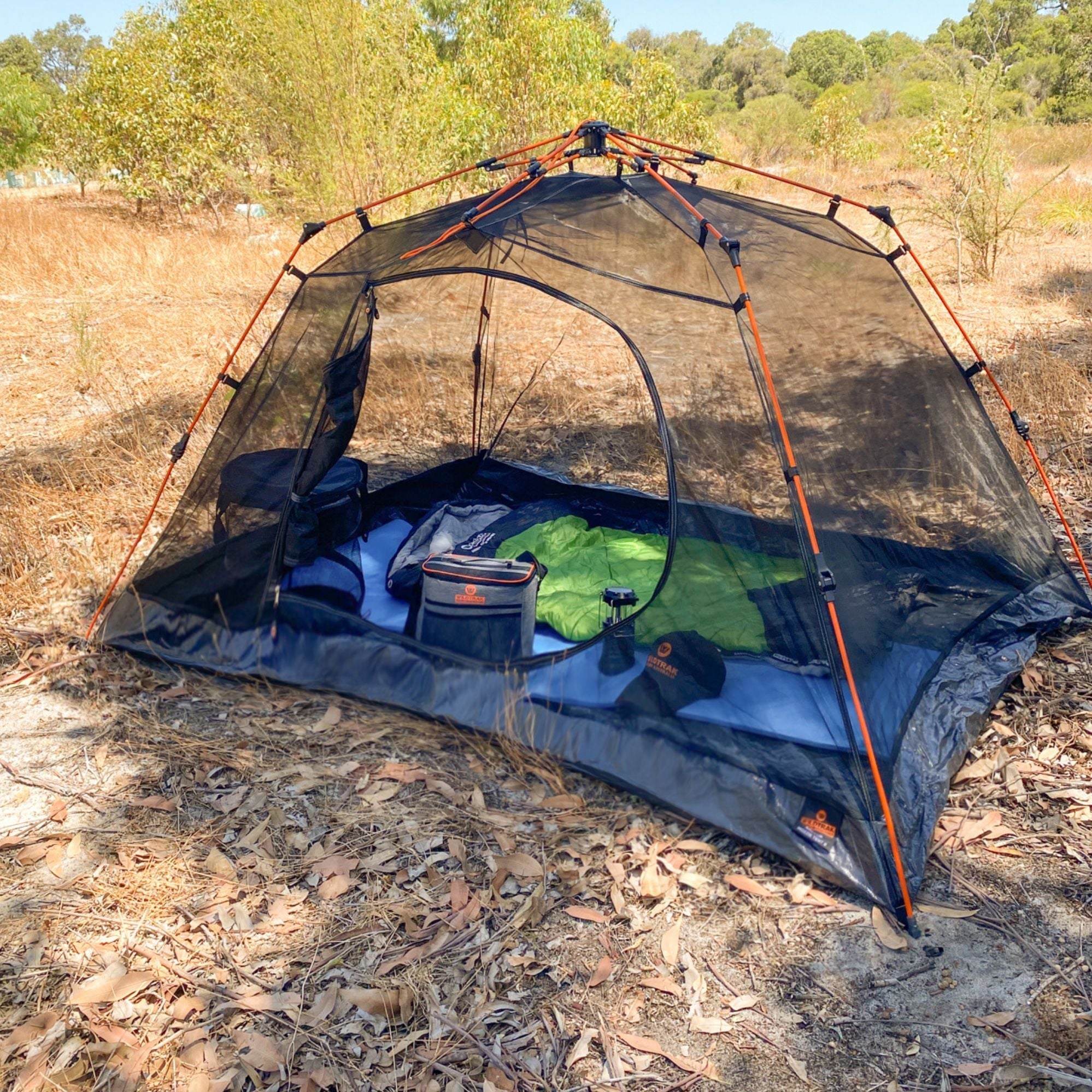 Wildtrak 3P Easy Up Mozzie Tent with Carry Bag