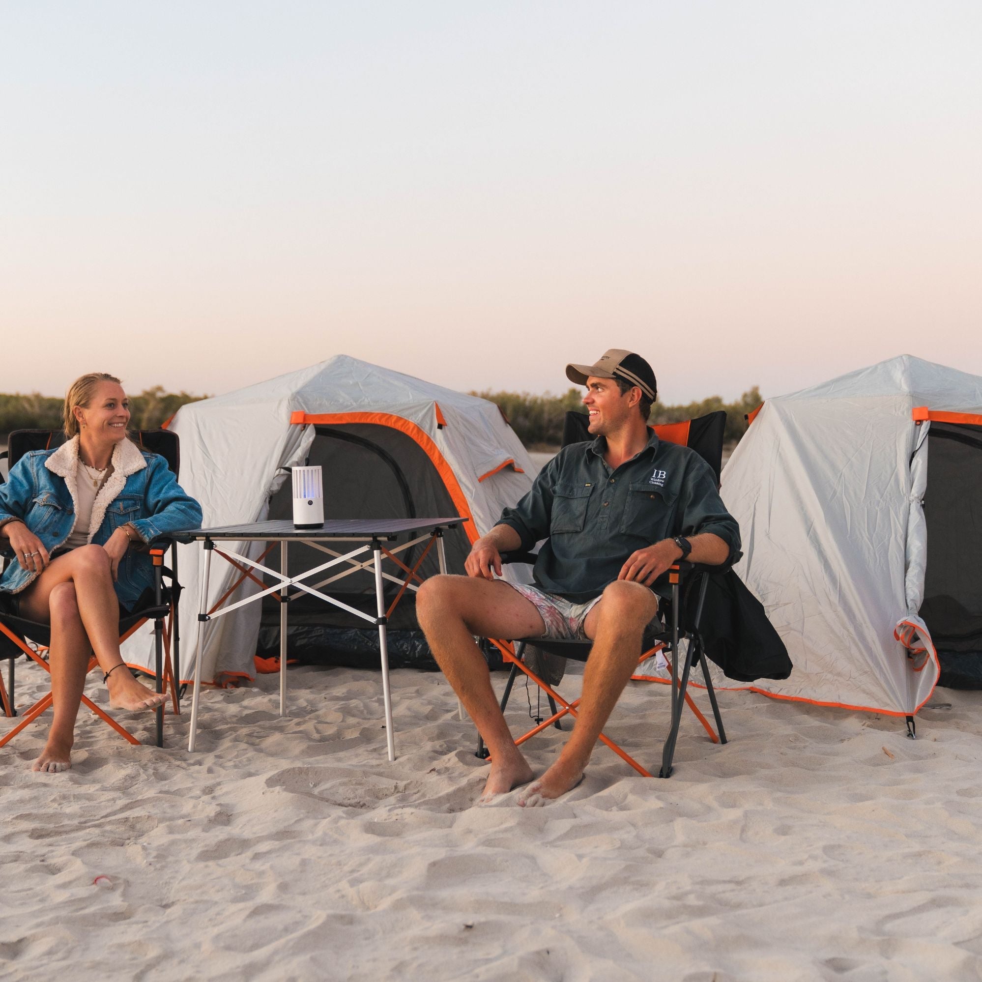 Wildtrak 3P Easy Up Mozzie Dome Tent 2 Outer Fly with Carry Bag