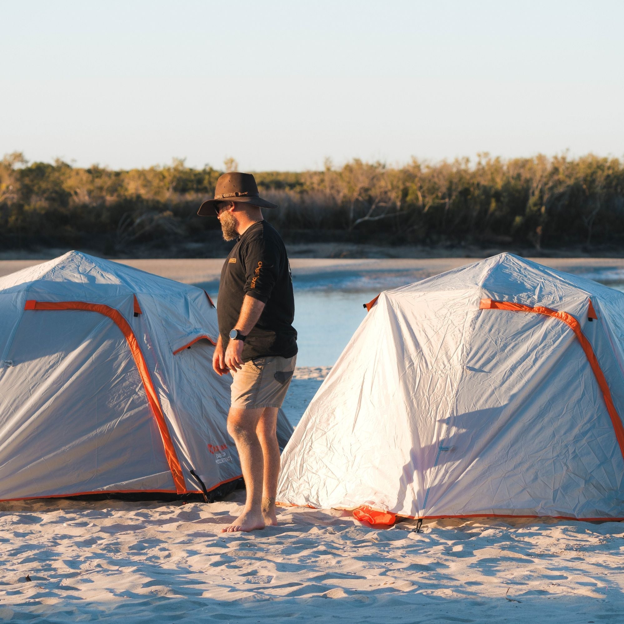 Wildtrak 3P Easy Up Mozzie Dome Tent 2 Outer Fly with Carry Bag