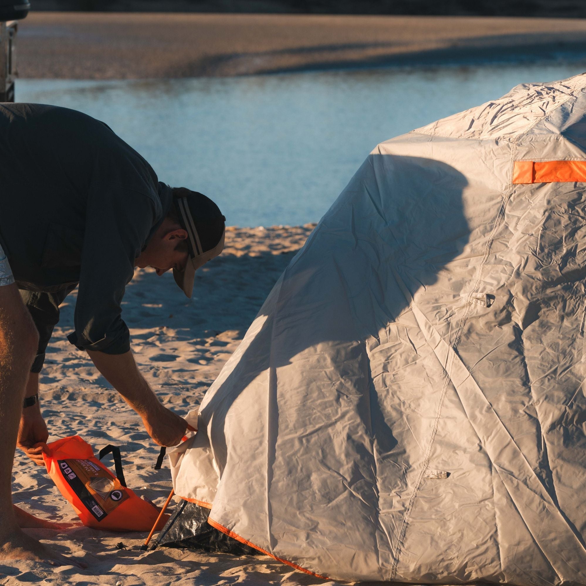 Wildtrak 3P Easy Up Mozzie Dome Tent 2 Outer Fly with Carry Bag
