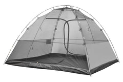 Wildtrak™ Tanami Series II 4V Dome Tent with Front Vestibule, Easy 1 Person Assemble, Heavy Duty Floor, Shock Corded Fibreglass & Steel Poles, Ultrafine Mesh, J Hook Connections, Airlite Vents, Waterproof Fly, Carry Bag with Handles