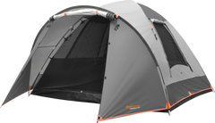 Wildtrak™ Tanami Series II 6V Dome Tent with Front Vestibule, Easy Assemble, Heavy Duty Floor, Shock Corded Fibreglass & Steel Poles, Ultrafine Mesh, J Hook Connections, Airlite Vents, Waterproof Fly, Carry Bag with Handles