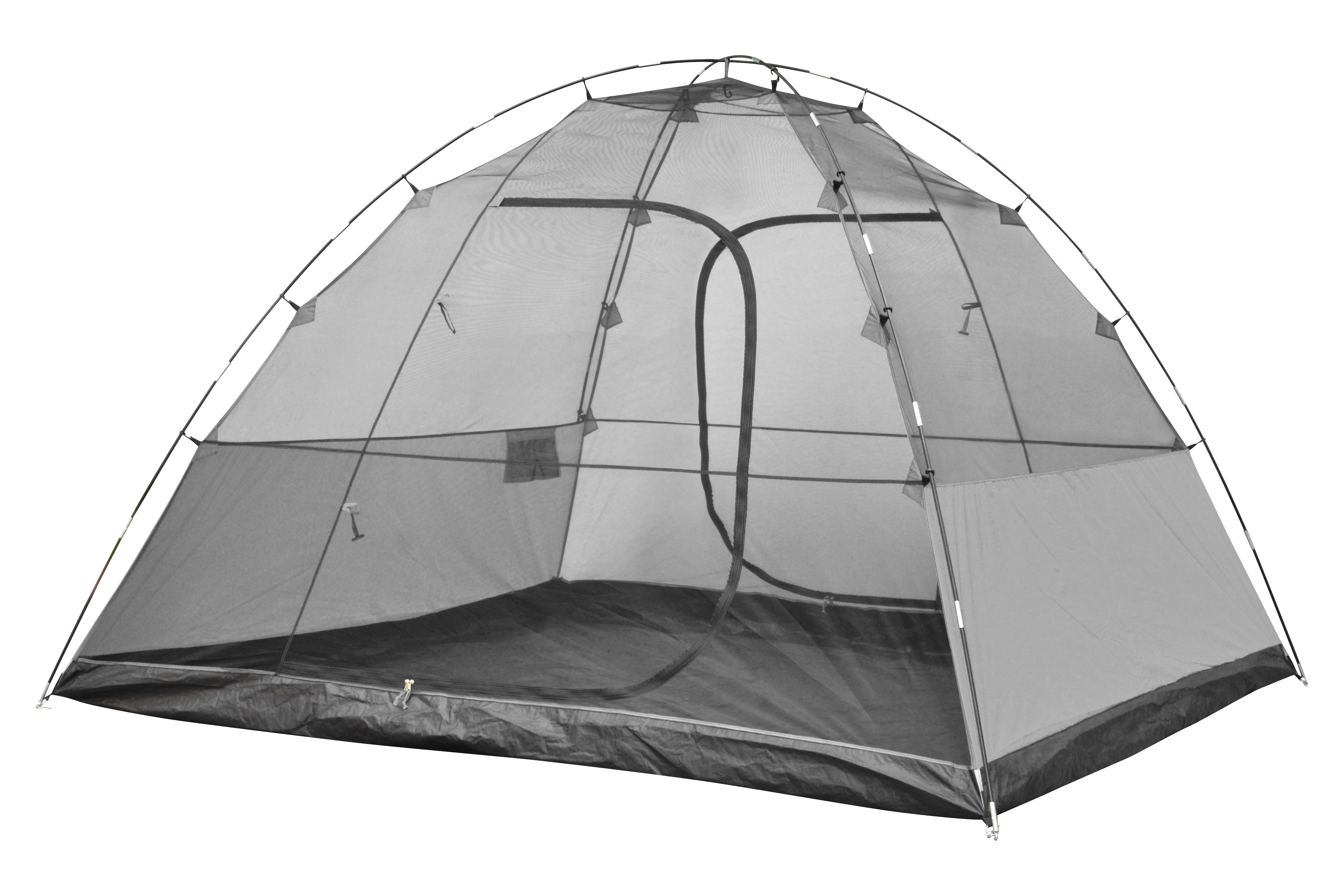 Wildtrak™ Tanami Series II 6V Dome Tent with Front Vestibule, Easy Assemble, Heavy Duty Floor, Shock Corded Fibreglass & Steel Poles, Ultrafine Mesh, J Hook Connections, Airlite Vents, Waterproof Fly, Carry Bag with Handles