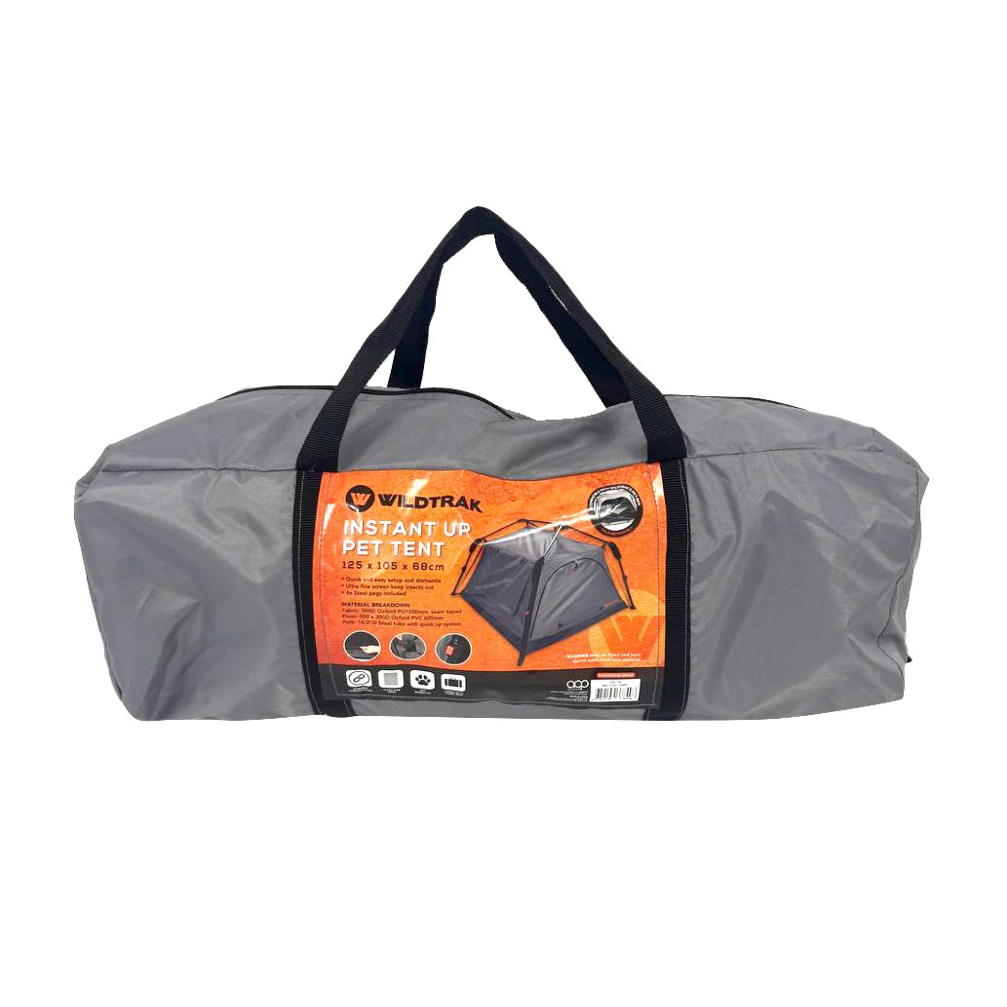 Wildtrak Instant Up Pet Tent Large, Portable Outdoor Dog Kennel with Carry Bag