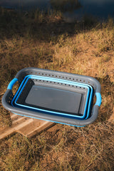 Collapsible 37 Litre Laundry Basket with Handles 60.9x45.4x26.7cm