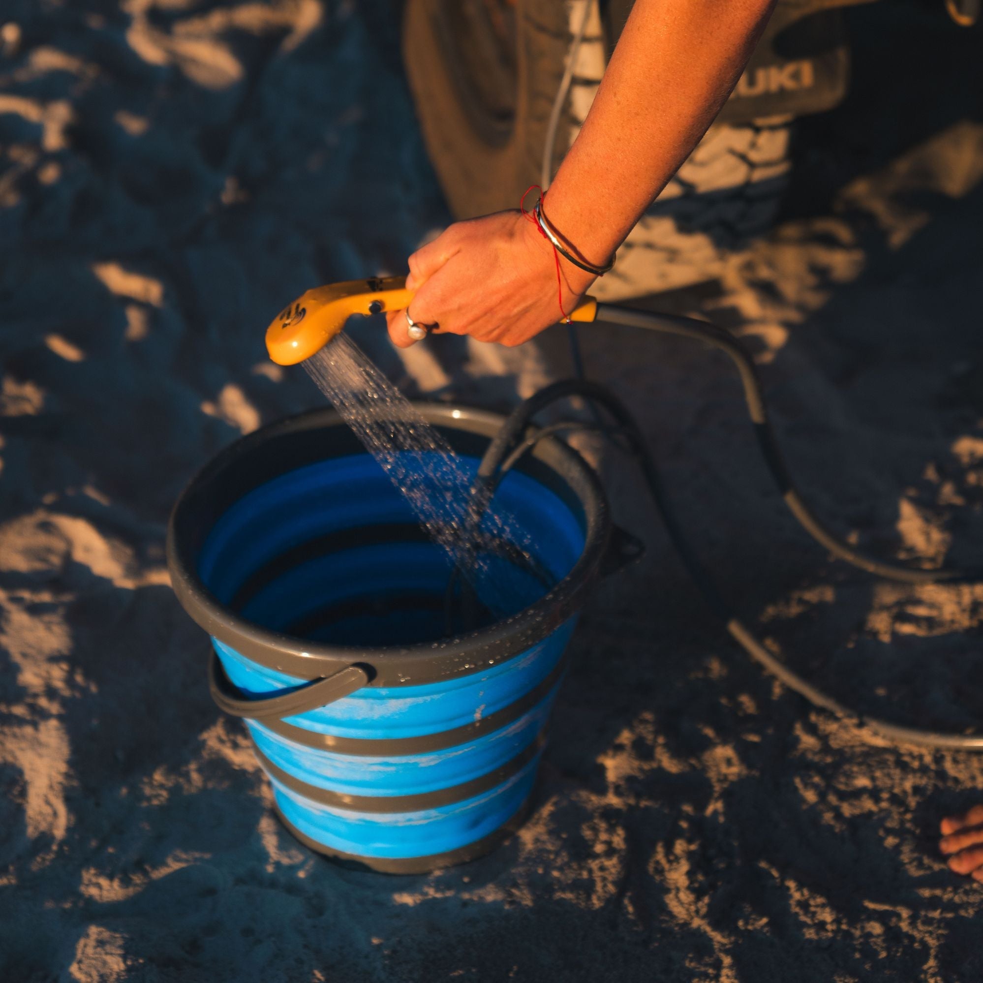 Wildtrak 12V Portable Camp Shower with Pump