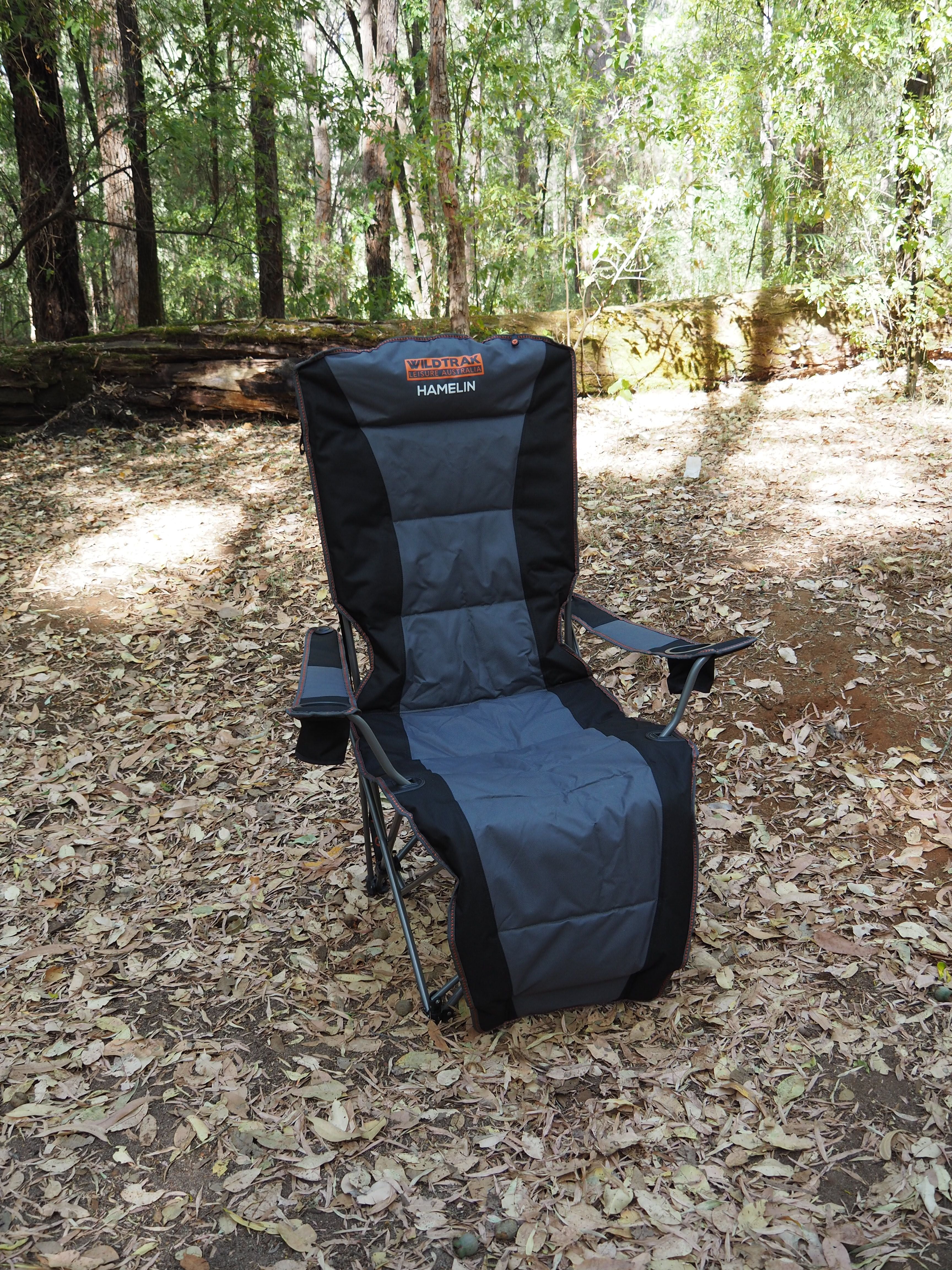 Wildtrak™ Hamelin Reclining Camp Chair Lounger: Enjoy Extreme Comfort