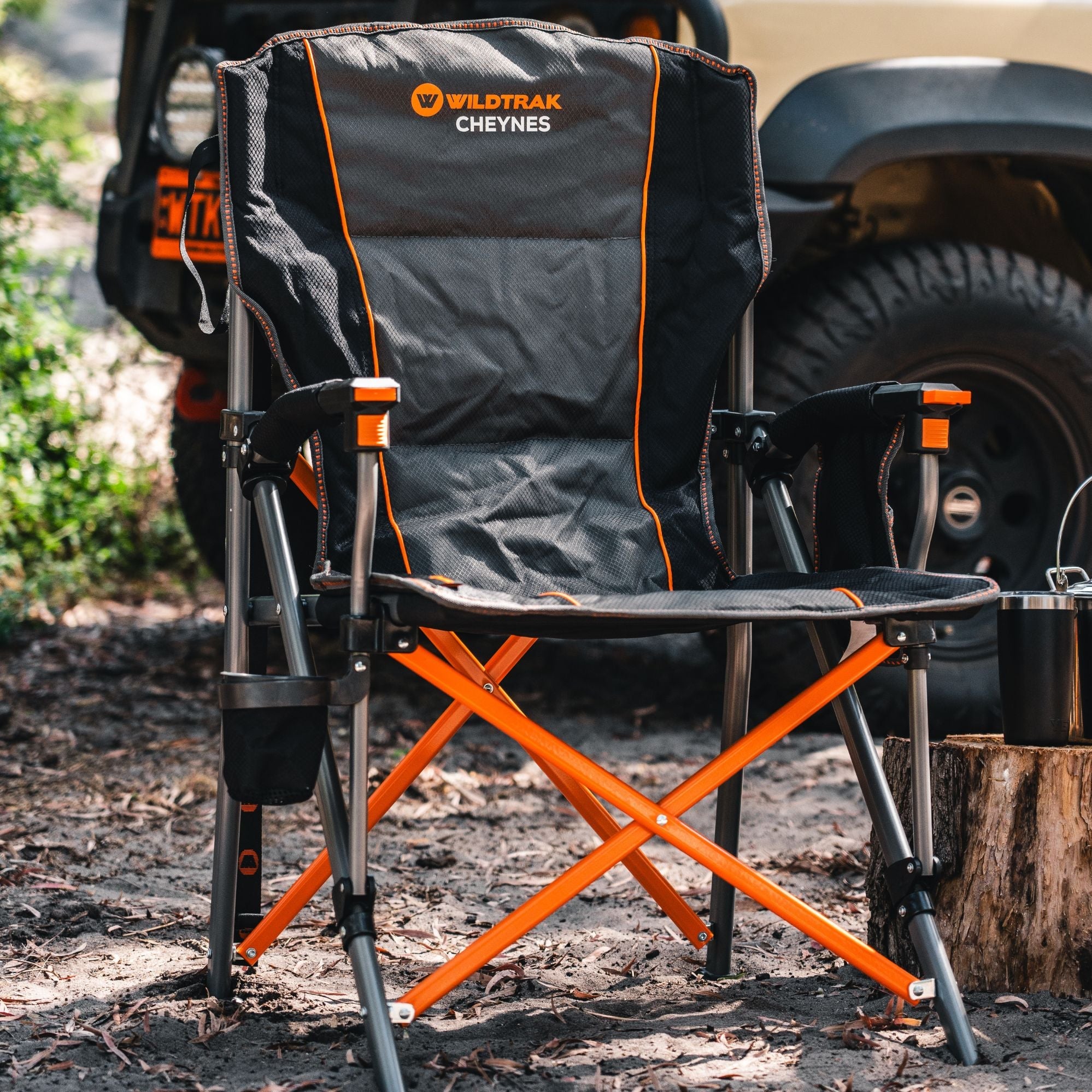 Wildtrak Cheynes Solid Arm Chair High Back