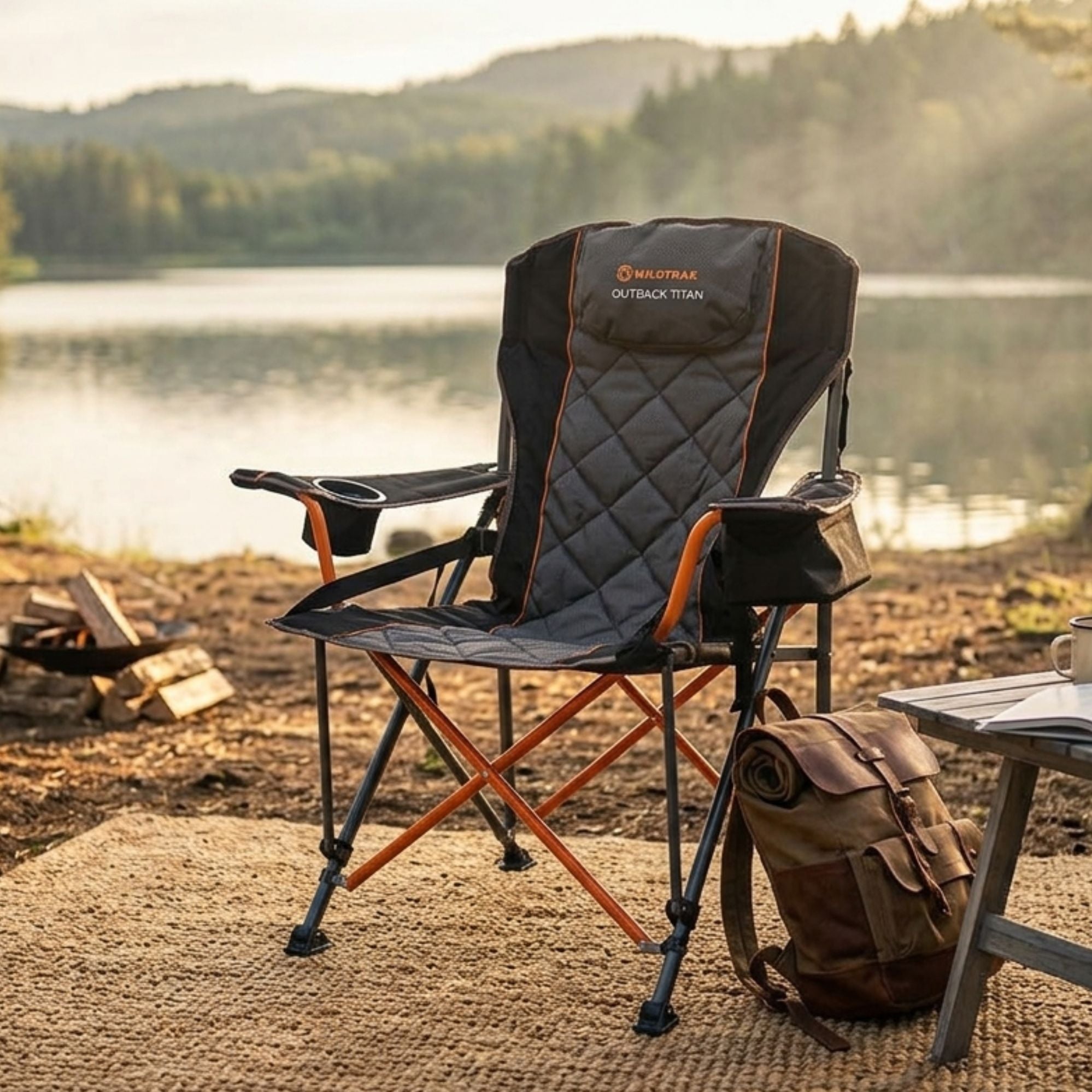 Wildtrak Outback Titan Deluxe 300kg Camping Chair