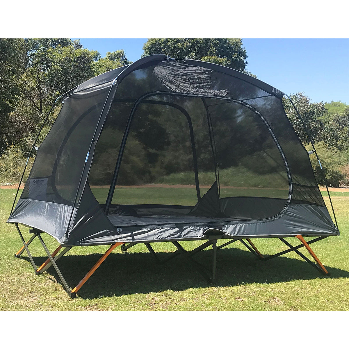 stretcher bed tent Wildtrak Queen Size 2P Easy Up Stretcher Tent with Vestibules