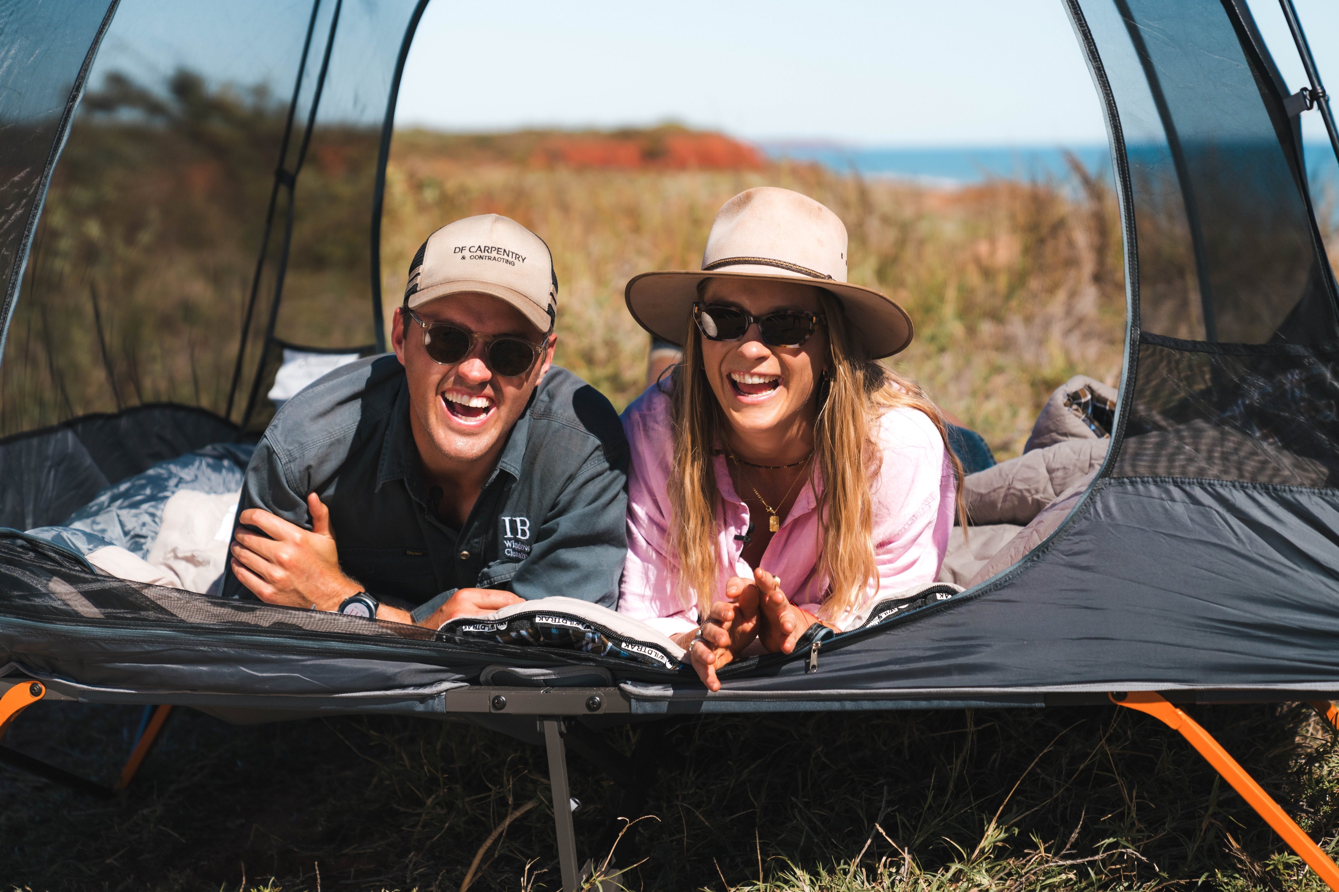 Queen Easy Up Stretcher Tent | Powder-Coated Steel Frame | Ripstop Waterproof Fly, Ultra-Fine Mesh & Dual Vestibules with Heavy-Duty Carry Bag