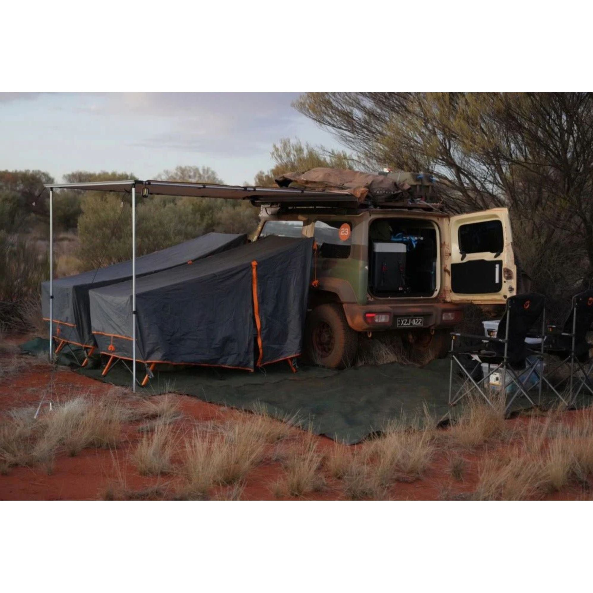 Wildtrak Single Easy Up Waterproof Stretcher Tent with Removable Fly