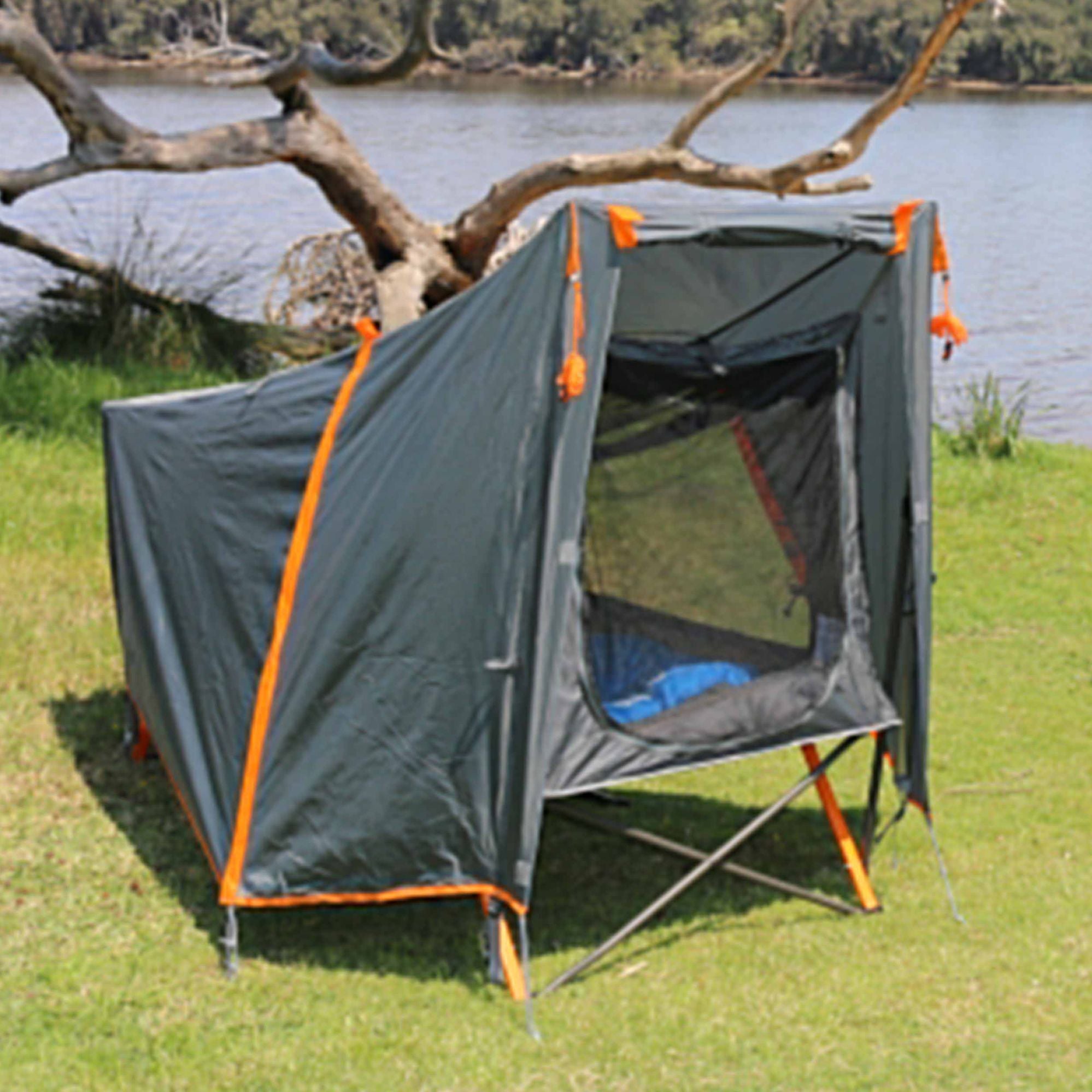 Wildtrak Single Easy Up Waterproof Stretcher Tent with Removable Fly
