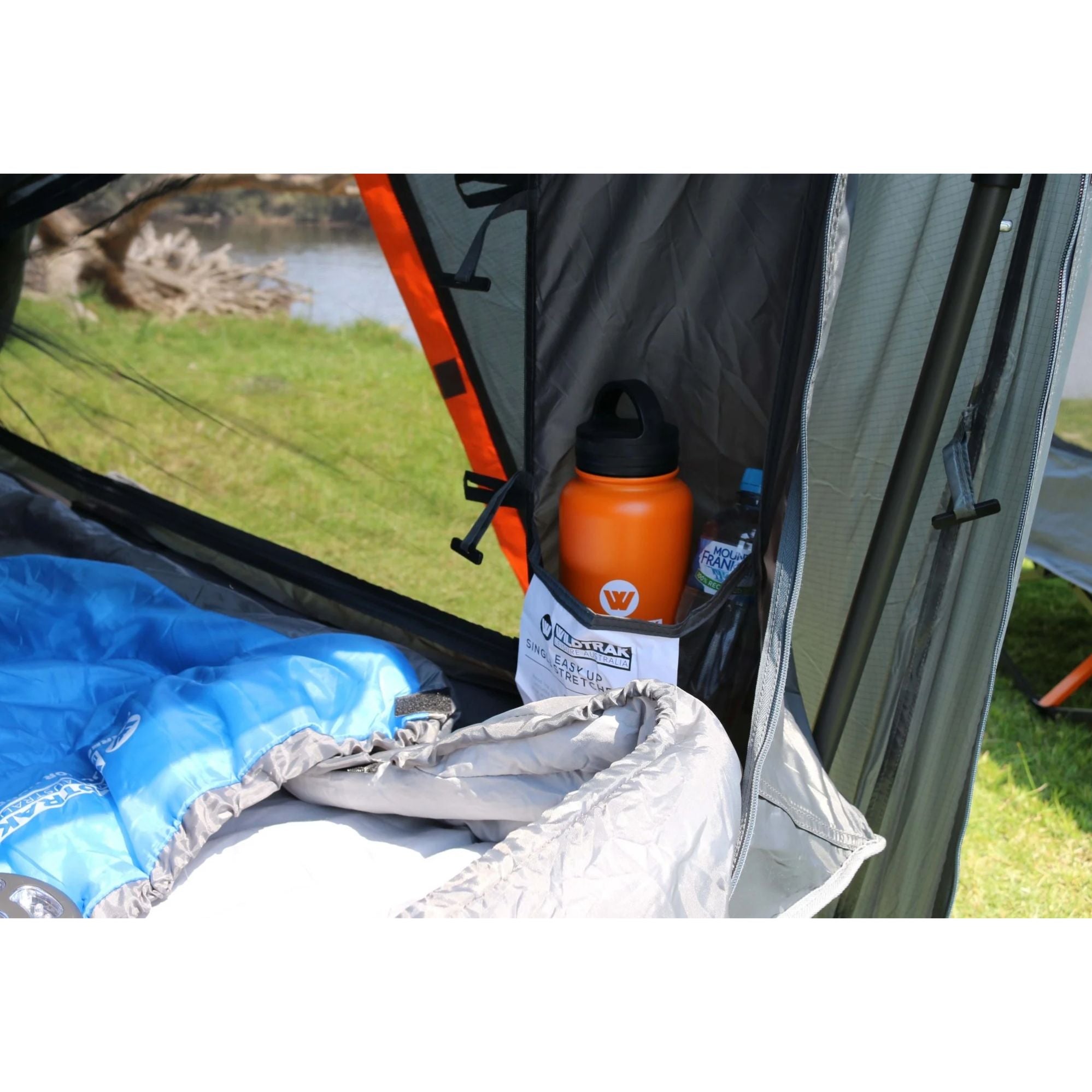 Wildtrak Single Easy Up Waterproof Stretcher Tent with Removable Fly